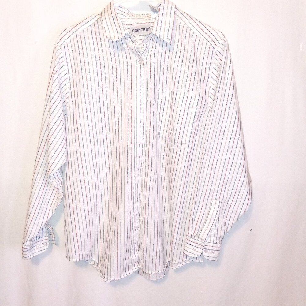 CABIN CREEK WOMENS BLOUSE SIZE 14